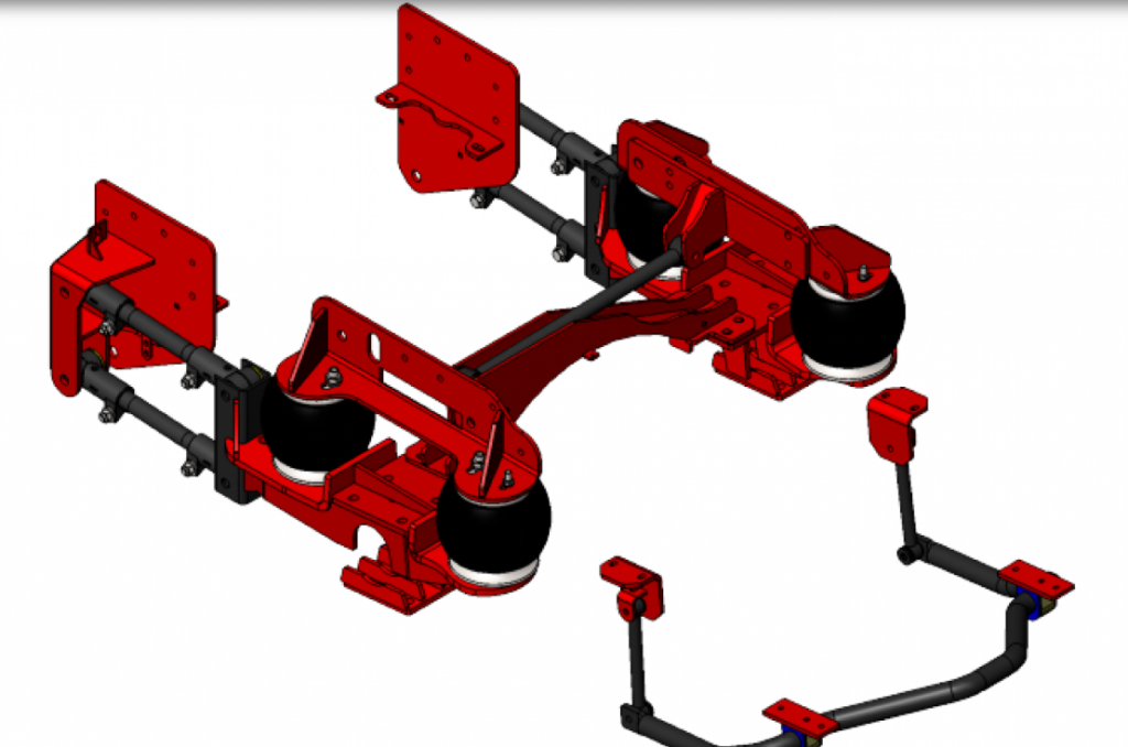 Ford F250 / F350 4 Bag Air Suspension System - NW Outdoor